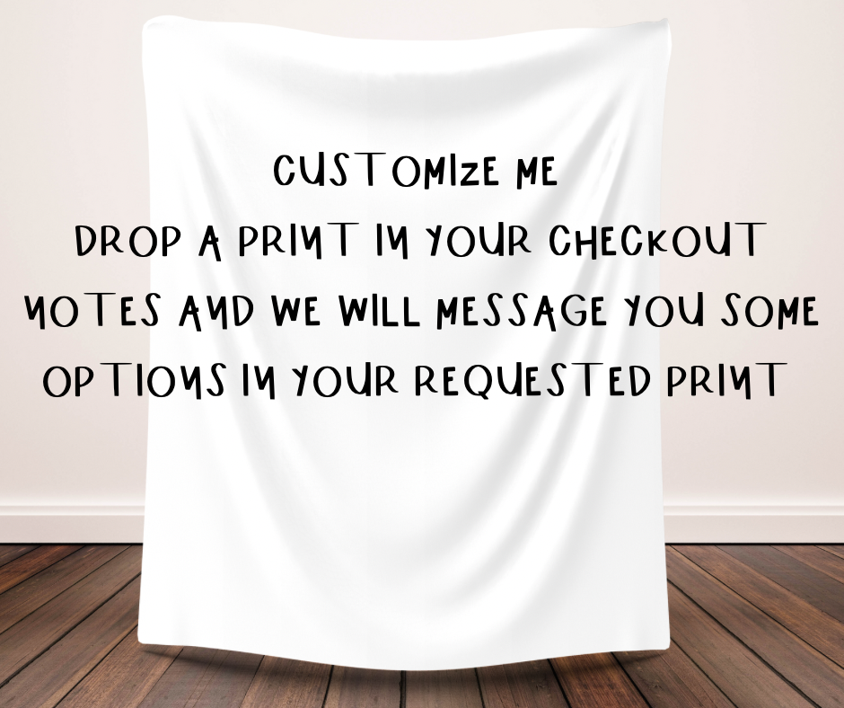 CUSTOM PLUSH BLANKET