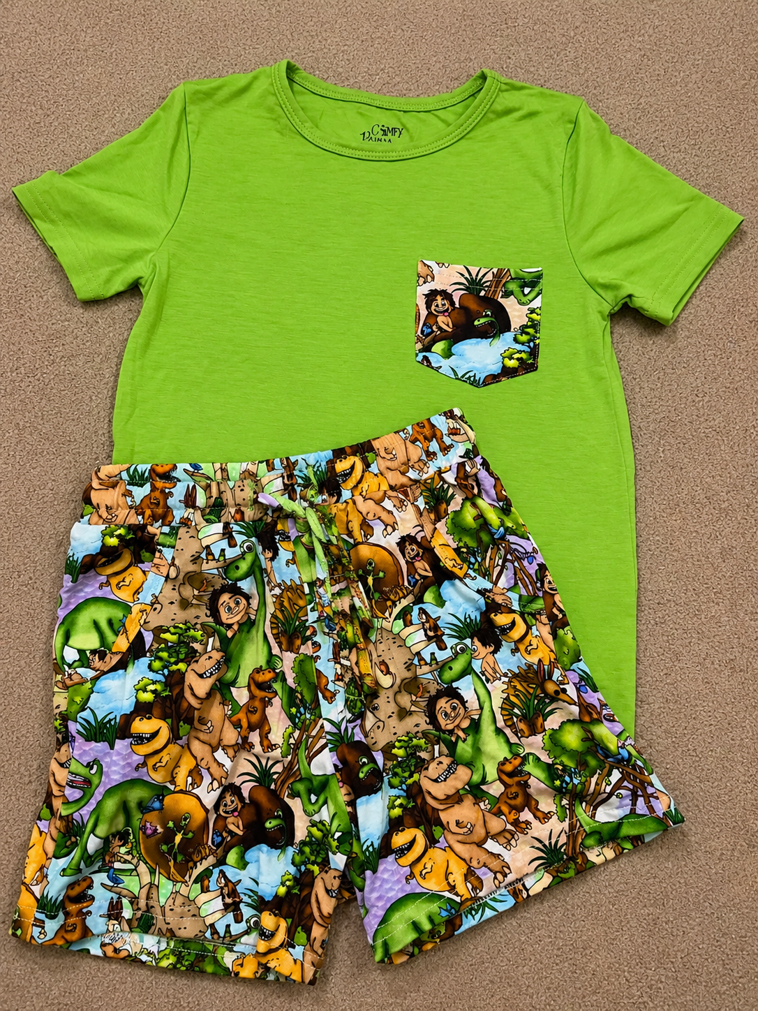 Good Dino pocket tee