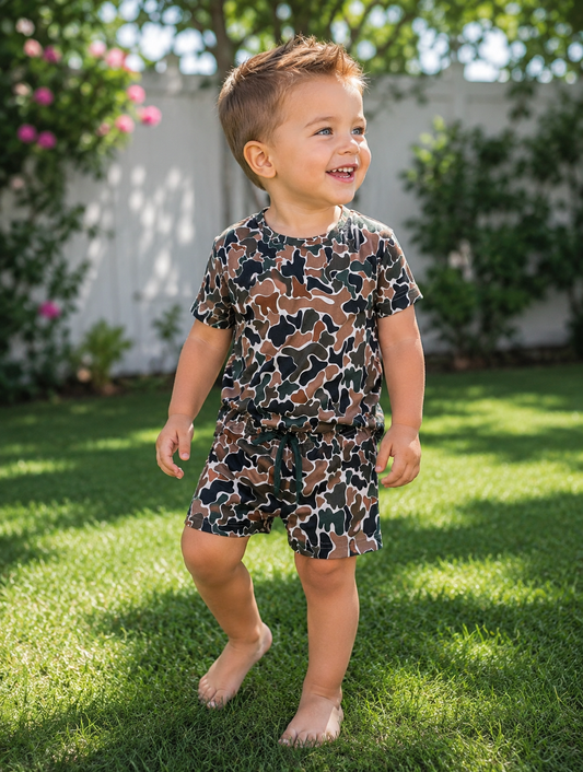 CAMO SHORT SET