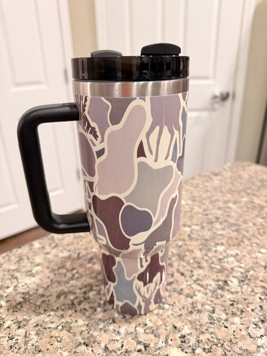 Camo Silhouette 40 oz